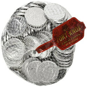 シルバーミルクチョコレートコイン、1ポンド袋、91コイン Silver Milk Chocolate Coins, 1 lb. bag, 91 coins