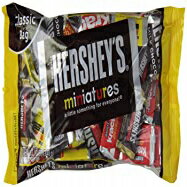 HERSHEY'S チョコレートキャンディバー詰め合わせ、ミニチュア (Hershey's、Krackel、Mr Goodbar、Special Dark)、12 オンス HERSHEY'S Chocolate Candy Bar Assortment, Miniatures (Hershey's, Krackel, Mr Goodbar, Special Dark), 12 Ou