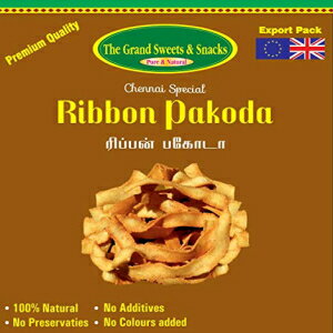 ザ グランド スイーツ & スナック リボン パコダ - 170 グラム The Grand Sweets & Snacks Ribbon Pakoda - 170 Grams