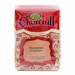 チャーチル コーヒー バナナ フォスター 12 オンス - グラウンド Churchill Coffee Banana Foster 12 oz - Ground