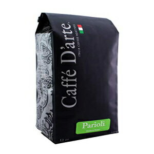 楽天GlomarketCafféD'arte-Parioliプレミアムエスプレッソブレンドコーヒー、ミディアムロースト、ホールビーン、本格的なイタリアンスタイル、フレーバーのために小さなバッチで手作り、コーシャ。12オンスバッグ Caffe D'arte Caffé D'arte - Parioli Premium Espresso Bl