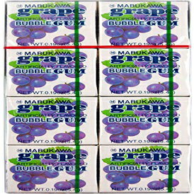ガム マルカワ - グレープバブルガム 8個パック Marukawa - Eight Pack Grape Bubble Gum
