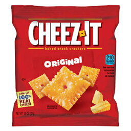 Cheez-It ベイクドスナックチーズクラッカー、オリジナル、シングルサーブ、1.5 オンスバッグ (8 個) (6 個パック) Cheez-It Baked Snack Cheese Crackers, Original, Single Serve, 1.5 oz Bags (8 Count)(Pack of 6)