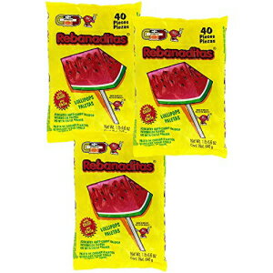 スパイシーなメキシカン キャンディ キット ベロ スイカ レバナディタス ロリポップ 120 個入り Spicy Mexican Candy Kit Including Vero Watermelon Rebanaditas Lollipops, 120 pieces