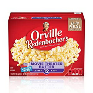 スイーツ・お菓子, その他 Orville Redenbacher3.29 Ounce12 Orville Redenbachers Movie Theater Butter Microwave Popcorn, 3.29 Ounce Classic Bag, 12-Count