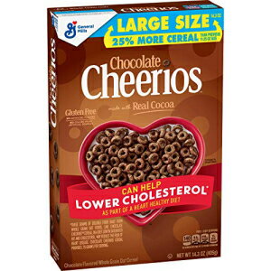 チョコレートチェリオス、グルテンフリー、シリアル、14.3オンスボックス Chocolate Cheerios, Gluten Free, Cereal, 14.3 oz Box