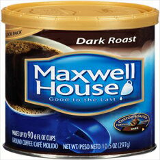 マクスウェル ハウス ダーク ロースト グラウンド コーヒー 10.5 オンス (6 個パック) Maxwell House Dark Roast Ground Coffee 10.5 oz (Pack of 6)