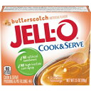 Jell-O Cook & Serve バタースコッチ プディング & パイ フィリング (3.5 オンスの箱、6 個パック) Jell-O Cook & Serve Butterscotch ..