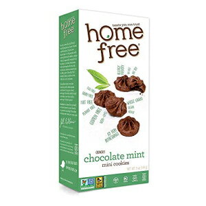 信頼できるホームフリーのおやつグルテンフリーのミニクッキー、チョコレートミント、5オンス（6パック） Homefree Treats You Can Trust Gluten Free Mini Cookies, Chocolate Mint, 5 Ounce (Pack of 6)