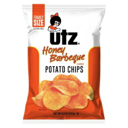6 Bags, Utz Honey Barbeque Potato Chips 9 oz. Family Size Bag (6 Bags)