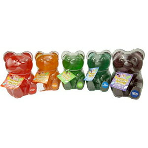 アルバートのビッグバイトジャンボオレンジ風味のグミベア、12オンス、4インチの高さ Alberts' Candy Albert's Big Bite Jumbo Orange Flavored Gummy Bear, 12 Ounce, 4 Inches Tall