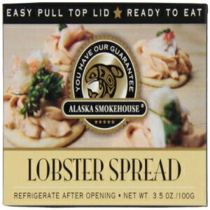 AXJ X[NnEX uX^[ Xvbh 3.25 IX {bNX Alaska Smokehouse Lobster Spread 3.25 Ounce Box