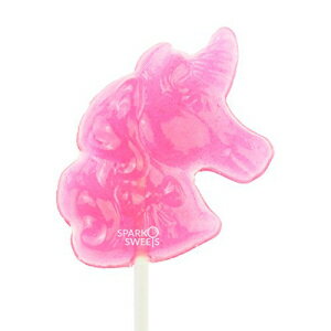 ピンクのユニコーン ロリポップ、米国で手作りされた新鮮、24 個、綿菓子風味 Pink Unicorn Lollipops, Handcrafted Fresh in USA, 24 Pcs, Cotton Candy Flavor