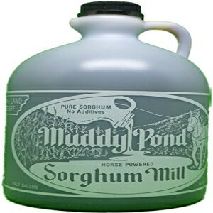 マディポンド ピュアソルガム 64 階 オズ。(ハーフガロン) Muddy Pond Pure Sorghum 64 Fl. Oz. (Half Gallon)