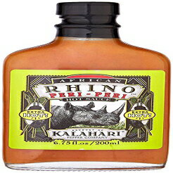 RetailSource Jn ybp[ AtJ TC yy \[X - GNXg zbg!A6.75 IXA1 {g RetailSource Kalihari Pepper African Rhino Peri-Peri Sauce - Extra Hot!, 6.75 oz., 1 Bottle