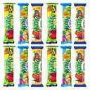 Set of 12 Mamba Long-Lasting Vegan-Friendly Chewy Taffy Candy! - Features Three Themes Including Sour, Fruity, and Tropical! - 2.65oz Per Bar - 18 Individually Wrapped Taffy Candies Per Bar!