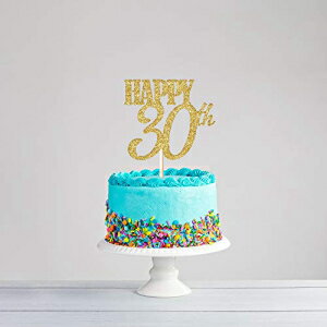 CC HOME 30 Cake Topper &Fabulous Birthday Cake Topper Golden / 30th Party Decoration Ideas /30 Birthday Decorations Gifts for Women or Men