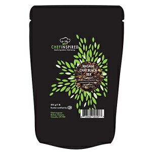 MASALA CHAI BLACK TEA by Chef Inspired, Bulk 1 lb 454 G 200+ Servings, Endorsed by Classically Trained Chefs, Great Hot and Iced, Quality Ingredients Bulk Saving