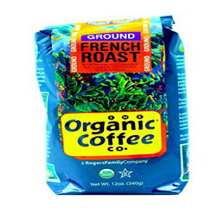 The Organic Coffee Co. Ground、フレンチロースト、12オンス（3個パック） The Organic Coffee Co. Ground, French Roast, 12 Ounce (Pack of 3)