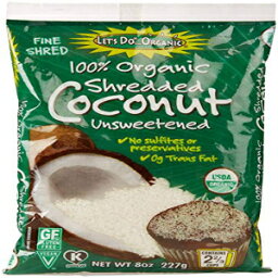 Let's Do ...オーガニックシュレッドココナッツ、フードサービスサイズ、22ポンドバッグ Let's Do Organic Let's Do...Organic Shredded Coconut, Food Service Size, 22 Pound Bag