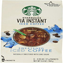 スターバックスVIAアイスコーヒー、6カウントパッケージ（2パック） Starbucks VIA Iced Coffee, 6-Count Packages (Pack of 2)