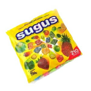 SUGUS Caramelos Masticables Sabor a Frutas Surtido 700gr。- 無グルテンの。 SUGUS Caramelos Masticables Sabor a Frutas Surtido 700 gr. - Gluten Free.