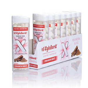 XyloBurstVK[t[LVg[Vi~g60Jbg~g8pbN XyloBurst Sugar-Free Xylitol Cinnamon Mints 60 ct Mint 8 Pack