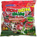 コロンビーナ ボン ボン バム スイカ バブルガム ロリポップ 1袋 24 個 2 パック Colombina Bon Bon Bum Watermelon Bubble Gum Lollipops 24 Per Bag 2 Pack