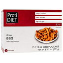 ProtiDiet BBQ Protein Crisps, 15g Protein, Low Calorie, Low Fat, Aspartame & Sucralose Free, No Gluten Ingredients, Ideal Protein Compatible, 7/Box