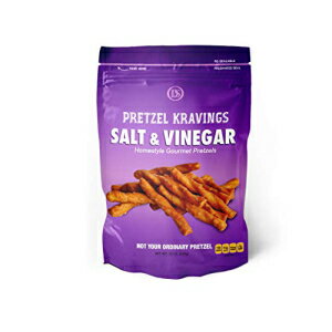 ダコタスタイルのソルト＆ビネガープレッツェルクレービング、10オンス Dakota Style Salt & Vinegar Pretzel Kravings, 10 Ounce