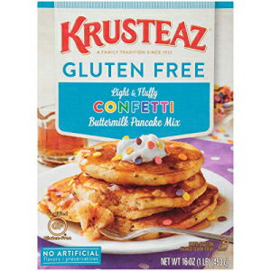 Krusteazグルテンフリー紙吹雪バターミルクパンケーキミックス、16オンス、8パック Krusteaz Gluten Free Confetti Buttermilk Pancake Mix, 16 Ounce, Pack of 8