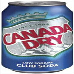 カナダドライクラブソーダソフトドリンク、12オンス（24個パック） Canada Dry Club Soda Soft Drink, 12-Ounce (Pack of 24)