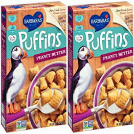 シリアル Barbaras Bakery ピーナッツバター パフィン シリアル 2 パック Barbaras Bakery Peanut Butter Puffins Cereal, 2 pk