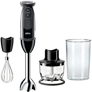 MQ5025, Braun MQ5025 Hand Blender Multiquick Vario, MQ5025, Black