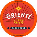 楽天GlomarketOriente Cuban Coffee Roasters - Dark Roast Cuban Coffee - 24ct. - Recyclable Dark Roast Coffee Pods - Authentic Gourmet Cuban Coffee - Dark Roast KCup Compatible