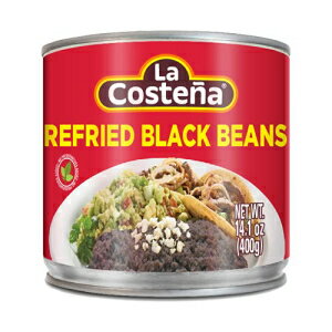 La Coste?a tChubNr[YA14.1 IX (12 pbN) La Coste?a Refried Black Beans, 14.1 Ounce Can (Pack of 12)