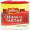 Tone 039 s Mini 039 s クリームオブタルタル 28.3g (6個入) Tone 039 s Mini 039 s Cream of Tartar, 1.00 Ounce (Pack of 6)