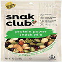 スナッククラブ アソートミックス (プロテインパワー、4.2オンス (6個))… Snak Club Assorted Mixes (Protein Power, 4.2-oz. (6 Count))…