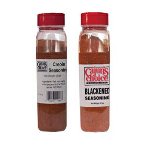 Cajun's Choice Big Pack Variety Pack: Blackened 22 oz (1) &Creole 28 oz (1) Cajun's Choice Louisiana Foods