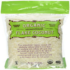 トレーダージョーズ オーガニック無糖フレークココナッツ 2袋 2 Bags of Trader Joe's Organic Unsweetened Flake Coconut