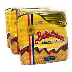 楽天GlomarketCroley Foods バタークリーム クラッカー - オリジナル フレーバー、8.8 オンス （250g） 10 枚、3 パック Croley Foods Buttercream Crackers - Original Flavor, 8.8 oz （250g） 10 Count, 3 Pack