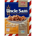 シリアル アンクルサム トースト全粒小麦ベリーフレーク＆亜麻仁オリジナルシリアル、10オンス箱（6個パック） Uncle Sam Toasted Whole Wheat Berry Flakes & Flaxseed Original Cereal, 10-Ounce Boxes (Pack of 6)