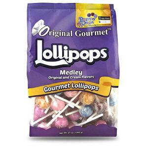 オリジナル グルメ ロリポップ ミニ ロリポップ メドレー 100 個 Original Gourmet Lollipops, Medley of Mini Lollipops, 100 Count