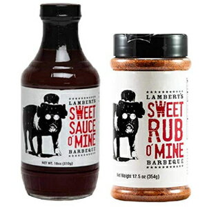 ランバートのスイート スワイン オマイン ソースとラブ バンドル (オリジナル) Lambert's Sweet Swine O'Mine Sauce and Rub Bundle (Original)