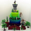 楽天Glomarketゼルダ 25ピース デラックスバースデーケーキトッパーセット ランダムなゼルダキャラクターフィギュアと装飾テーマのアクセサリーが特徴です Zelda 25 Piece Deluxe Birthday Cake Topper Set Featuring Random Zelda Character Figures and Decorative T
