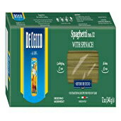 デチェコほうれん草パスタ、スパゲッティNo.12、12オンス De Cecco Spinach Pasta, Spaghetti No.12, 12 oz