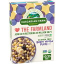 シリアル Cascadian Farm オーガニック ベリー バニラ パフ シリアル、グルテンフリー、10.25 オンス Cascadian Farm Organic Berry Vanilla Puffs Cereal, Gluten Free, 10.25 oz
