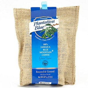 100% 認定された本物のジャマイカ ブルー マウンテン コーヒー ミディアム ロースト アンド グラウンド (8オンス) 100% Certified Authentic Jamaica Blue Mountain Coffee Medium Roast and Ground (8oz)