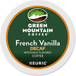 キューリグ グリーン マウンテン コーヒー風味のフレンチ バニラ デカフェ、ライト ロースト、96 パック Keurig Green Mountain Coffee Flavored French Vanilla Decaf, Light Roast, 96 Pack