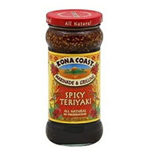 RiR[Xg XpCV[eL}lƃO\[XA14.5IX Kona Coast Spicy Teriyaki Marinade and Grilling Sauce, 14.5 oz